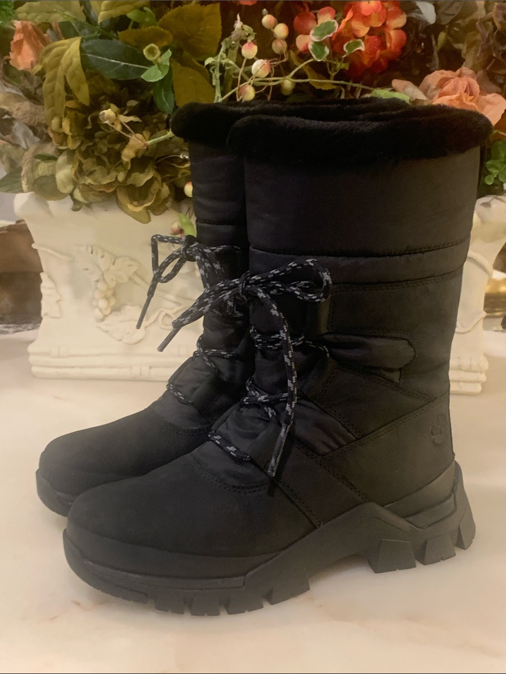TIMBERLAND  JENNESS FALLS BLACK WATERPROOF INSULATED BOOTS SIZE 36